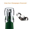 Champagne Bottle Opener and Bottle Stopper, Portable Zinc Alloy Sparkling