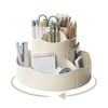 Lvjkes Rotating Pen Holder, Desk Organiser, 11 Compartments, Improved Large