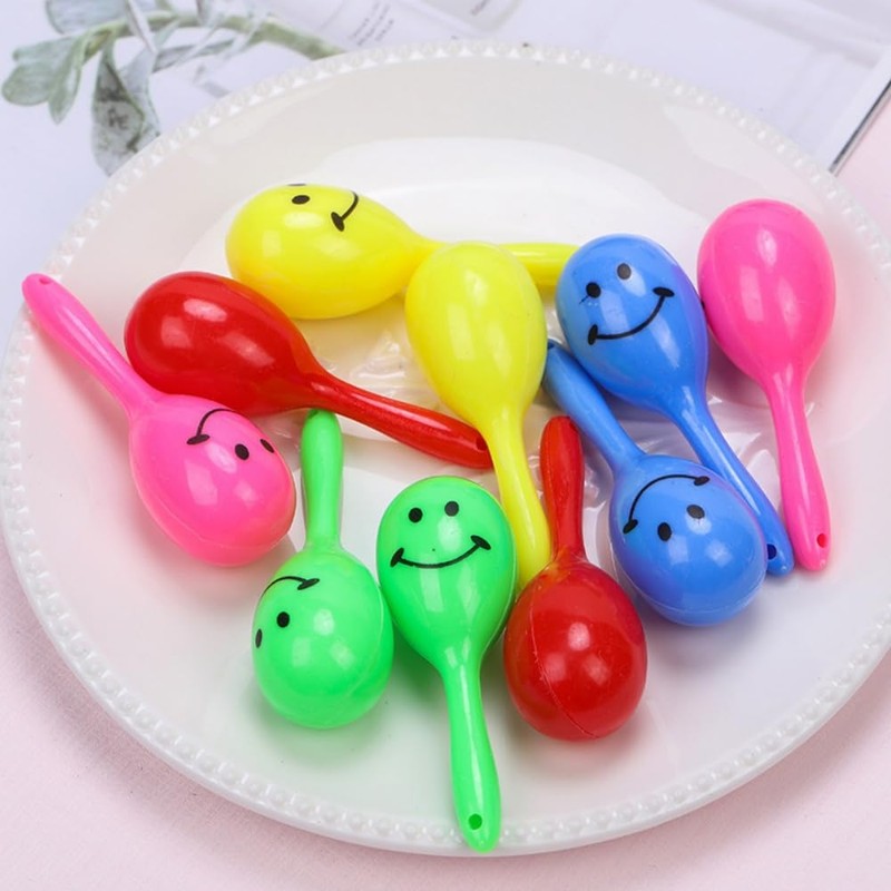 Parakeet Maracas Set of 8 Toy Birds Small Bird Supplies