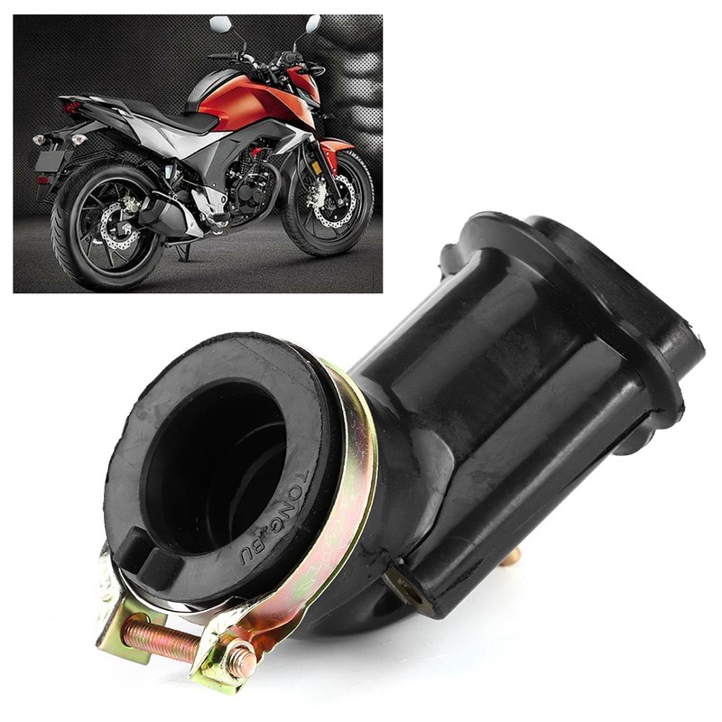Carb Carburetor Air Intake Manifold Pipe Inlet Adapter Heighten 22/30mm