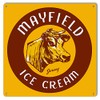 Mayfield Ice Cream Reproduction Metal Sign 12×12