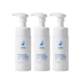 Dr. Deep All-in-One Cleansing Foam x3 + 3-type trial kit gift / 닥터딥 올인원클렌징폼x3+3종 체험키트 증정