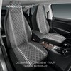 Road Comforts Baja Blanket Seat Covers Gray Diamond High Back
