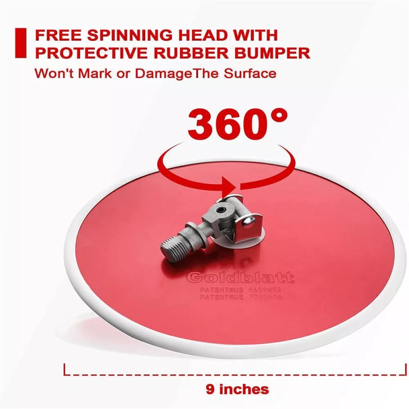 Goldblatt 9 Inch Drywall Sander with 30pcs Sanding Discs-Hook for