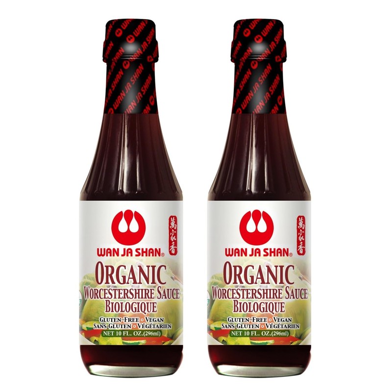 Wan Ja Shan Organic Worcestershire Sauce USDA Organic, Umami-Rich Flavor