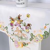 Simhomsen Embroidered Easter Bunny Mantel Scarf Top Runner with Butterfly