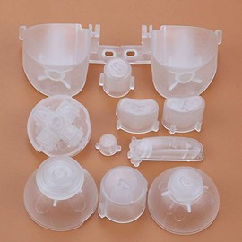 A B X Y Z Button & Thumbstick Button D-pad Mod Kits for Gamecube NGC Controller -Clear