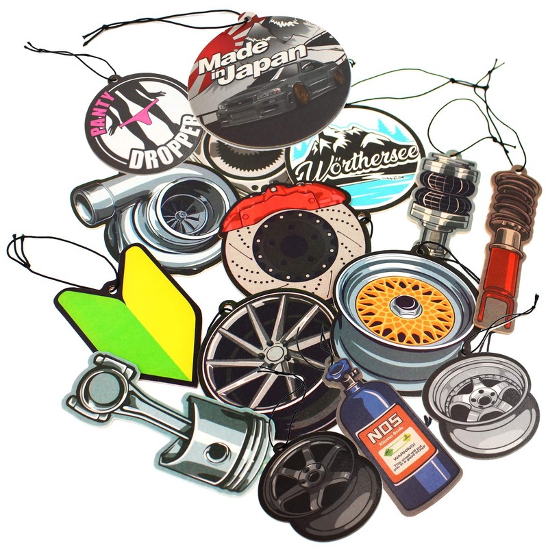 VmG-Store 2er Set Tuning Lufterfrischer Duftbaum frs Auto Air Freshener