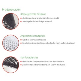 L&R Cellacare® Malleo Comfort Ankle Bandage 4 Anthracite