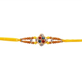 AYUSHNAIK Set of 1 Fancy DesignerRakhi for Brother Rakhi Thread for Bhai Bhabhi Bhaiya Bhabhi and Bhatiji, Raksha Bandhan Rakhi Set Dora Bracelet for Brother Sister Indian Traditional Festival Rakhi