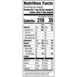 Orville Redenbacher's Movie Butter Microwave Popcorn, Mini Bags, 1.5 oz., 36 pk.