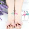 15 Sheets Flamingo Temporary Tattoos for Kids - Final Flamingle