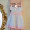 PRETYZOOM 2 Pcs Kids Clothes Hangers White Artificial Pearl Beaded