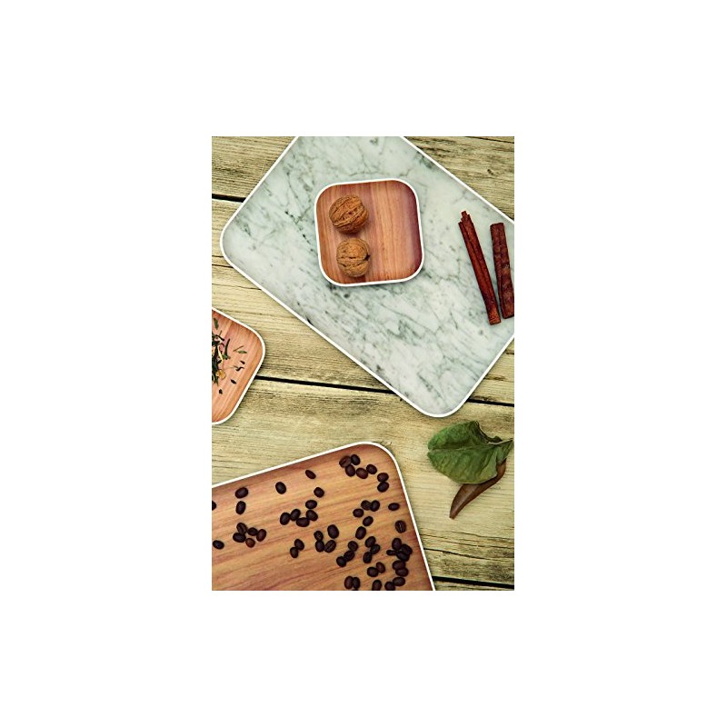 Zak Designs Serving Board Beech/White, 28 x 20 cm