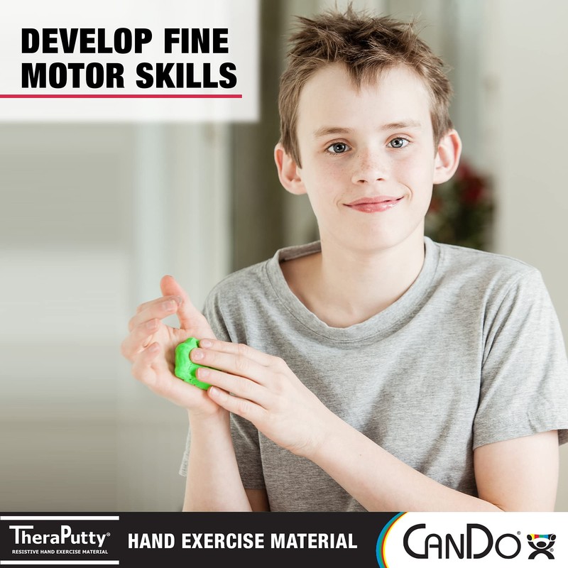 Cando Plus Antimicrobial Theraputty - 6 oz - Green