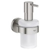 Grohe 41195DC0 Start Soap Dispenser with Holder Accessory, Supersteel
