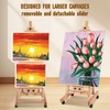 Art Easels for Painting Adult, H-Frame Easel with Braked Wheels,