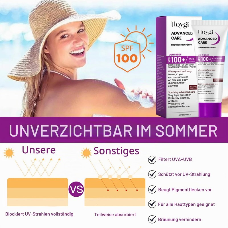 Sun Cream SPF 100.80 g Sun Cream for Face and