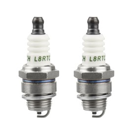 SRunDe 2 pieces L8RTC replacement spark plug, universal spark plug for 2-stroke engines, spark plugs for cars, for lawnmowers, engines, industrial spark plugs, garden tools accessories