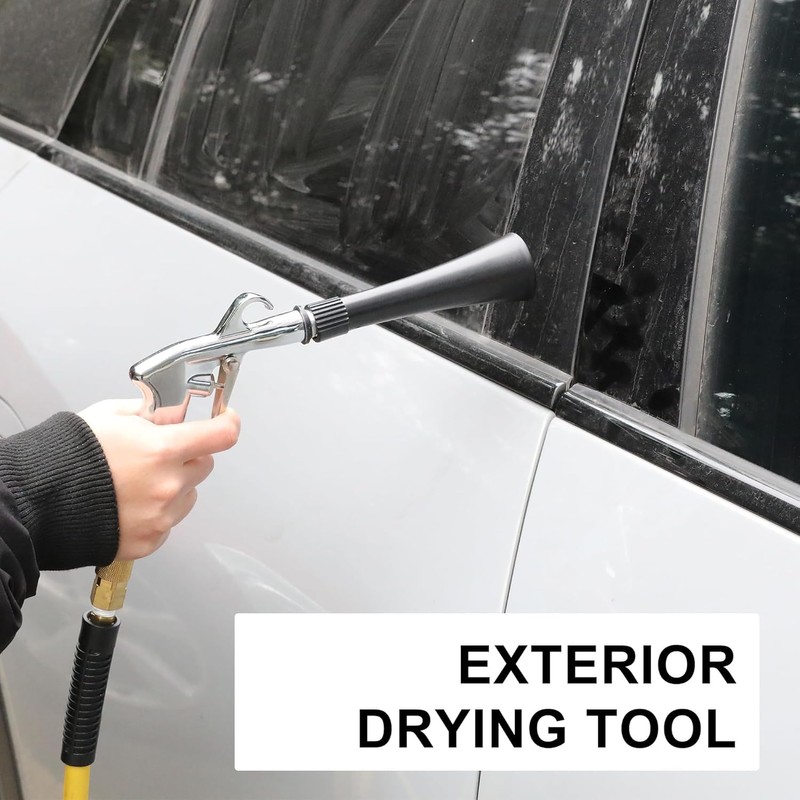 Car Cleaning Gun, High Pressure Air Blow Gun with 2