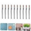 SOESFOUFU 20pcs Multi-function Lip Brush with Cover Man-made Fiber Applicators