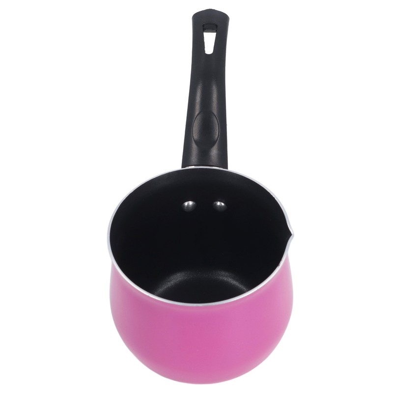 Mini Milk Pot Anti Sticky Single Handle Easy to Clean