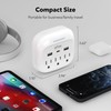 BN-LINK Multi Plug Outlet Extender 2 Pack, 3 Wall Outlets