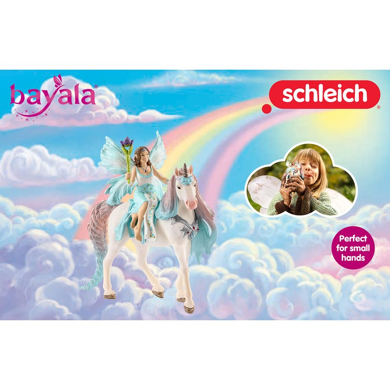 Schleich 70569 Eyela with Princess Unicorn, Single, Colourful