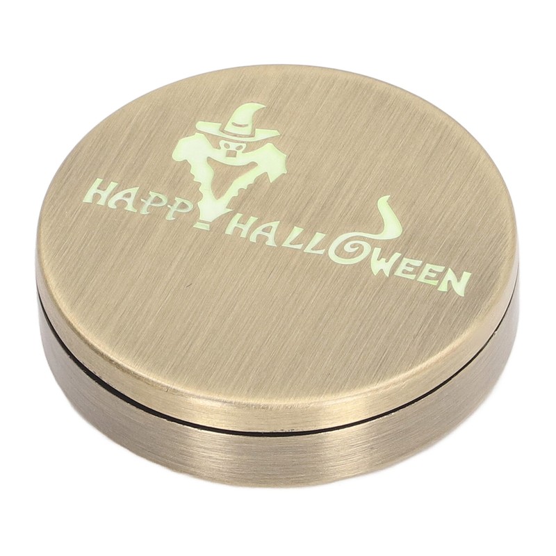 Slider Haptic Coin Anti Stress Luminous Pumpkin Pattern Exquisite Magnetic