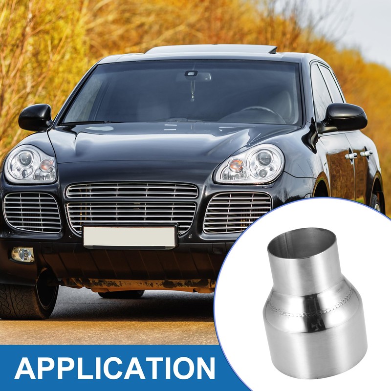 A ABSOPRO Exhaust Component to Pipe Adapter Reducer Stainless Steel