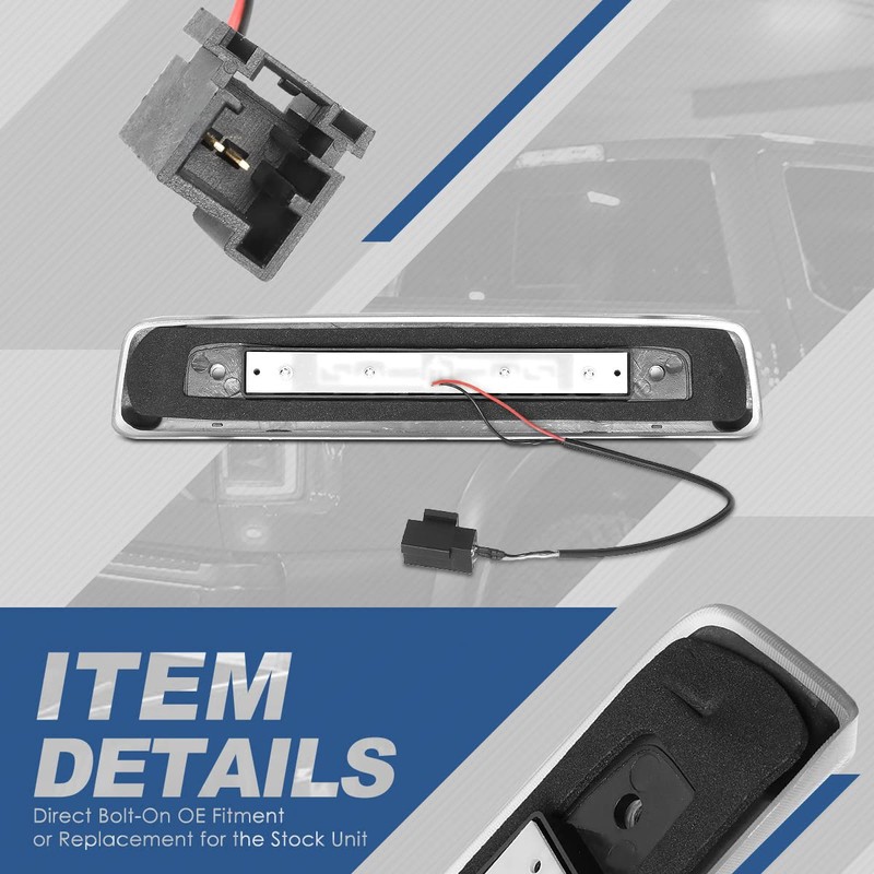 Auto Dynasty 3D LED Bar Black Housing 3rd Third Rear