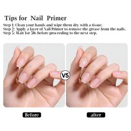 Lavender Violets 15ml Nail Primer for Gel Nail Polish, Fast Air Dry, Acid-Free Base Bond Foundation A108