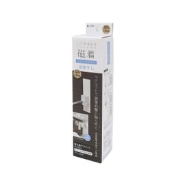 Towa Sangyo Laundry Drying Rod Holder Magnet Bathroom Magnetic SQ Bathroom Wall Rod Holder Set of 2 White Approx. 2.3 x 2.4 x 10.0 inches (5.9 x 6 x 25.5 cm), Bathroom Dryer, Rust Free, Bathroom Dryer
