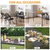 Portable Folding Card Table&Chair Set for 4, 5 Piece PU