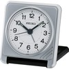 Seiko QHT015S Travel Alarm Clock, Silver