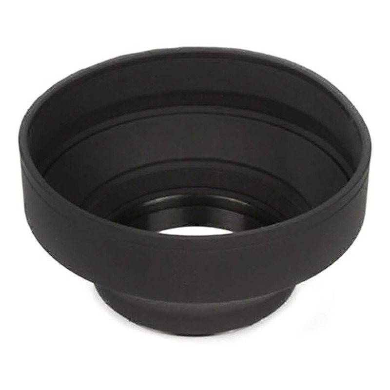 3 in 1 Foldable Rubber Case Cover for Lens 52,