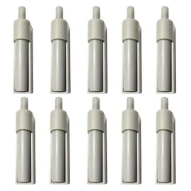 10 Pcs Softclose Door Dampers, Closer Buffers with Screws, Quiet Close Damper Buffer, Removable Door Dampers Soft Close, Grey Cabinet Damper for Retrofitting Furniture Doors