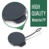 LQI Front Bumper Tow Hook Eye Cover Compatible with Jaguar