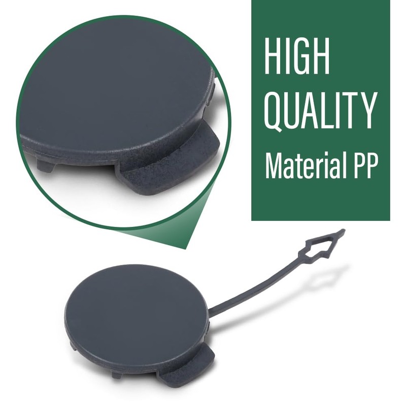 LQI Front Bumper Tow Hook Eye Cover Compatible with Jaguar
