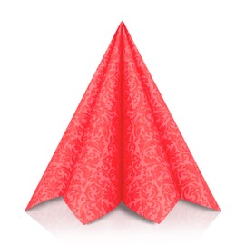 Grubly Premium Napkins Airlaid Ornament | Fabric-Like | Pack of 50 | 40x40 cm