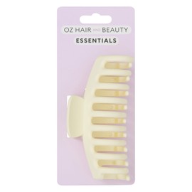 Oz Essentials Curved Claw Clip - White