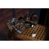 Homeroots 4" X 4.5" X 2.5" Nautical Sextant In Wood