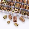 Pack of 77 Threaded Insert Wood, M6 M8 M10 Screw