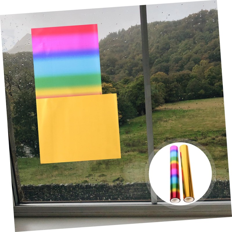 IWOWHERO Aluminum Foil Paper 2 Rolls Heat Transfer Foil Rolls