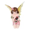 Ebros Fairy Garden Kneeling Fairy Holding Ladybug Figurine 3.25" H