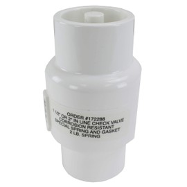 NEW Pentair R172288 Rainbow Chlorinator 1 1/2" x 2" Slip Check Valve 300 320 322