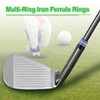 PATIKIL Golf Ferrules 0.370" Inner Diameter 4 Pack Tapered Shape