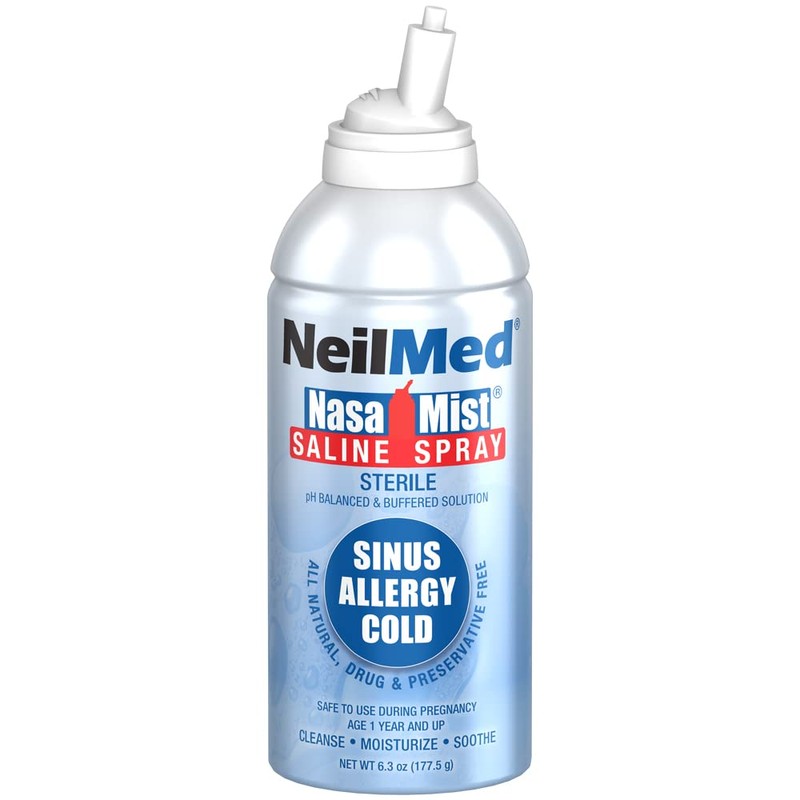 NeilMed NasaMist Isotonic Saline Spray. Soothe, Moisturize and Cleanse Using