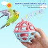 Episkey 2 Pcs Bird Toys 10cm Bird Bell Balls Sounds