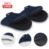 1 Pair Short Oven Mitts, Heat Resistant Silicone Kitchen Mini